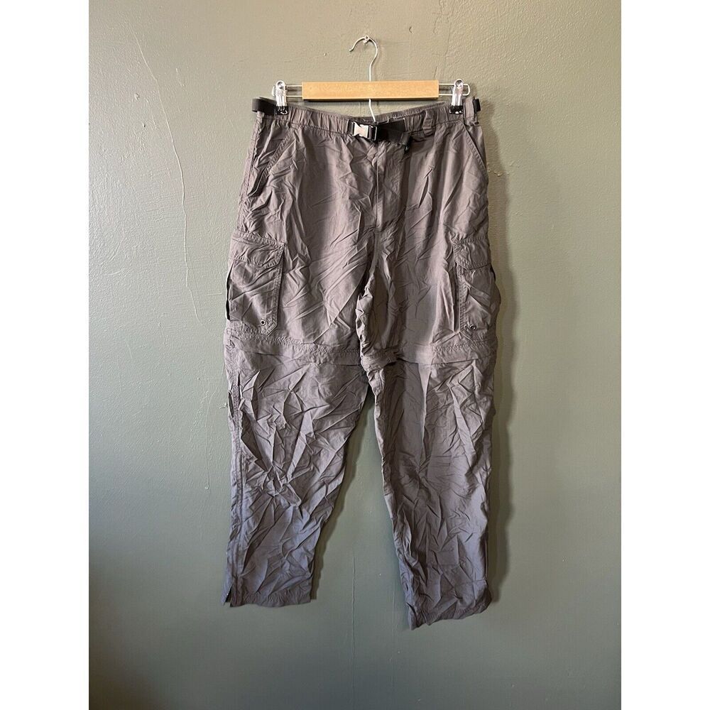 REI Mens Gray Outdoor Hiking Cargo Pants Nylon Size Medium
